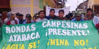 Piura: ronderos marcharán en rechazo a proyecto de minera Río Blanco