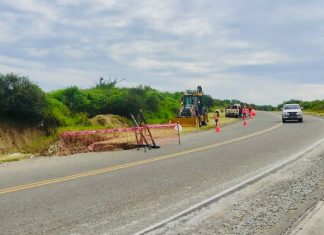 Tambogrande: Provías inicia trabajos de reparación en la carretera del Km 21.