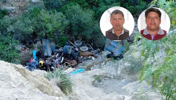 Huancabamba: dos personas mueren tras caída de camión a abismo 