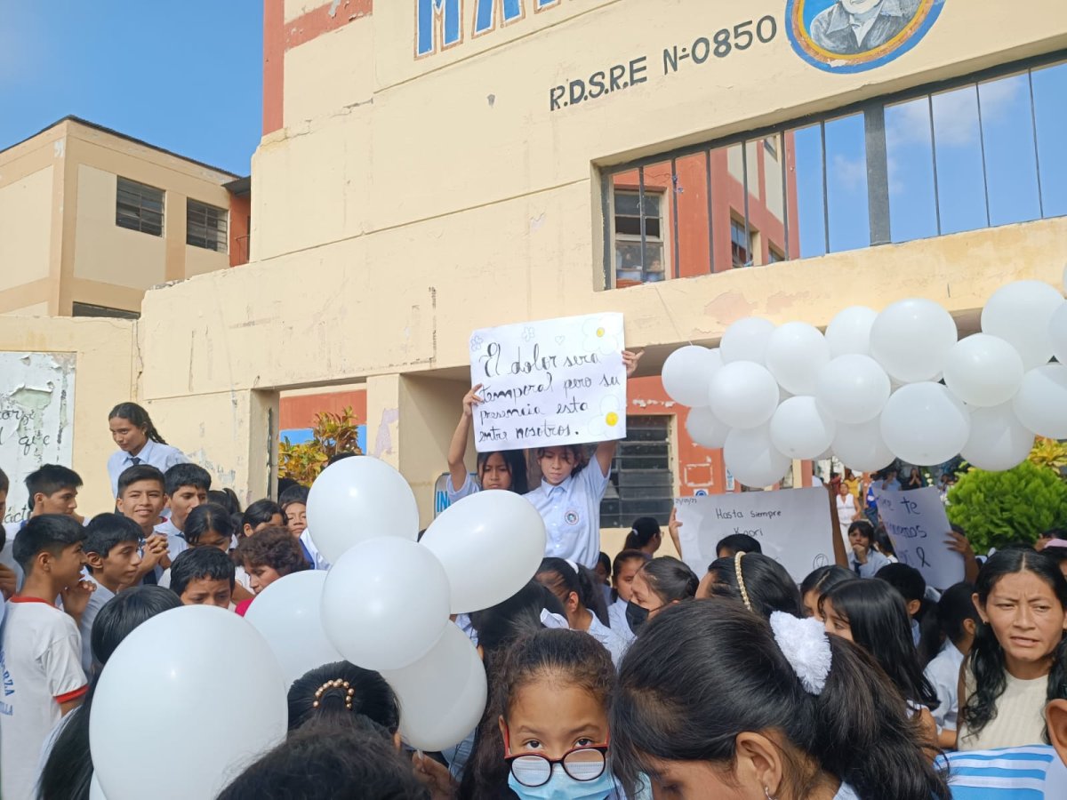 Dengue en Piura: rinden homenaje a escolar de 13 años que falleció por la enfermedad