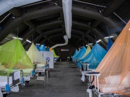 Piura: hospital de campaña del Minsa recibe primeros pacientes con dengue.