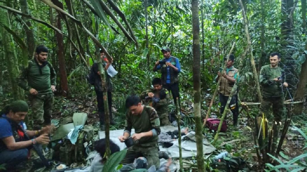 Colombia: 40 días después encuentran a los cuatro niños perdidos en la selva