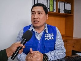 Gerardo Gonzales Arévalo, subdirector de la Dirección Regional de Vivienda, Construcción y Saneamiento de Piura.