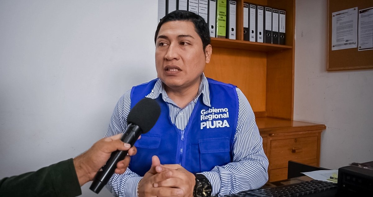 Gerardo Gonzales Arévalo, subdirector de la Dirección Regional de Vivienda, Construcción y Saneamiento de Piura.