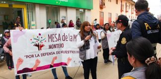 Ayabaca: mujeres realizan plantón para exigir la atención de casos de violencia