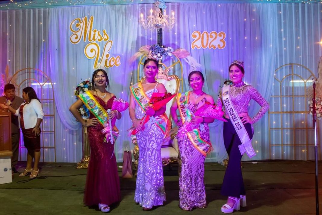 Coronan a Miss Vice 2023 por los 103 años de creación del distrito
