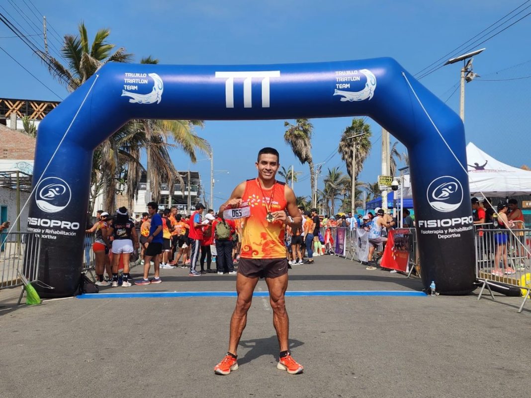 Cataquense ganó medalla de oro en media maratón en Trujillo