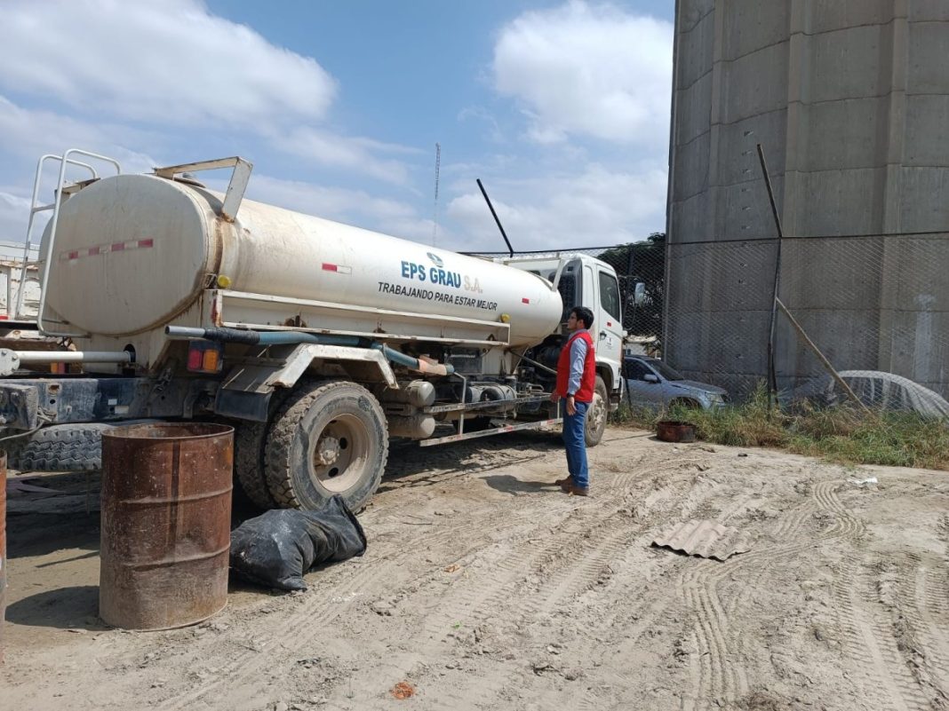Piura: EPS Grau no usó todos sus camiones cisternas para repartir agua pese a desabastecimiento.