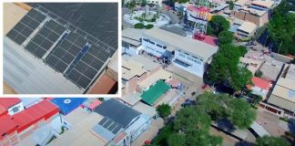 Enosa implementa paneles solares en su local principal/Foto Distriluz