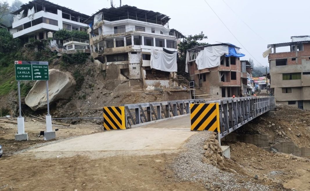 Canchaque: instalan puente modular para recuperar transitabilidad en el distrito