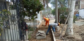 Más de 3 mil pobladores se beneficiarán con obra de pistas y veredas en Upis Los Ángeles