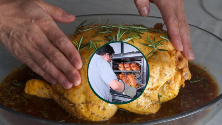 Receta e ingredientes para cocinar un pollo a la brasa casero