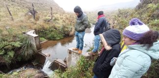 Huancabamba: capacitan en monitoreo del agua de bosques y páramos a trabajadores municipales.