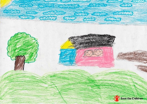 Imagenes de los niños afectados por las lluvias - Jasmin, 9 años.