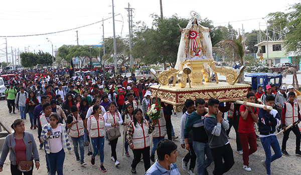 Paita: jóvenes de Piura y Tumbes peregrinarán al encuentro de la Virgen de las Mercedes.