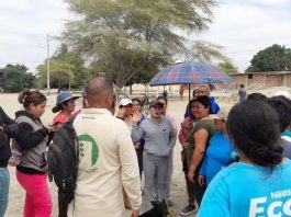 Moradores del A.H. La Molina II protestaron por lentitud en ejecución de obras