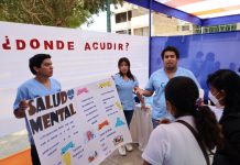 Estudiantes de la UPAO promueven el bienestar emocional en Castilla.