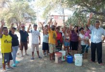 Castilla: vecinos del A.H. Los Médanos protestan por falta de agua.