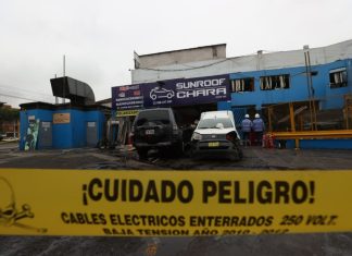 Lima: cuatro heridos dejó explosión en grifo
