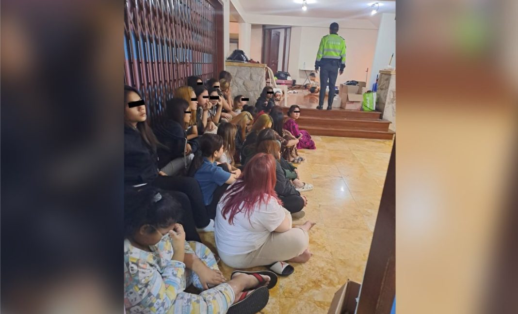 Policía rescata a 43 ciudadanos asiáticos captados por el 