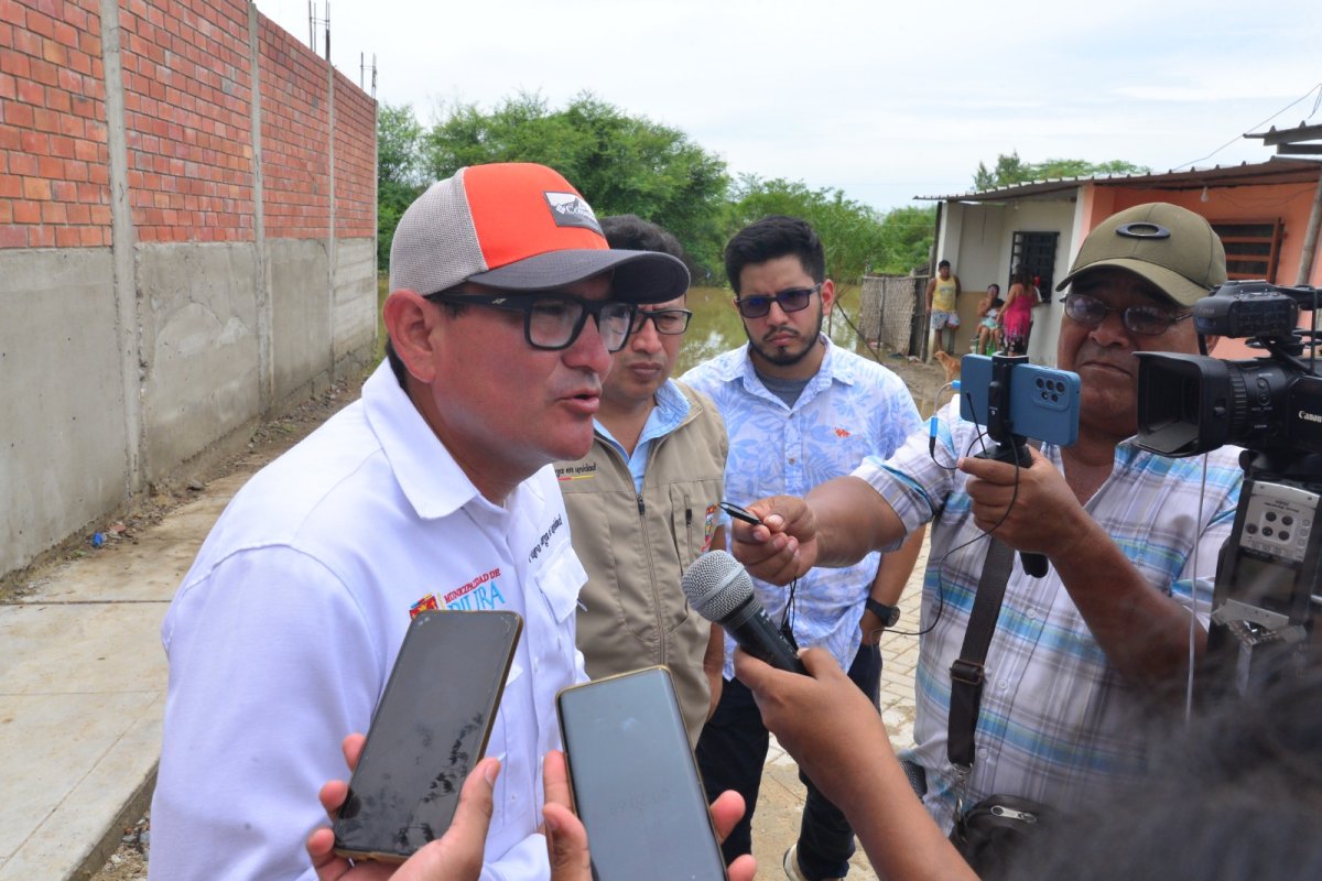 Municipio de Piura recibe presupuesto para trabajos de mitigación ante peligro de lluvias.