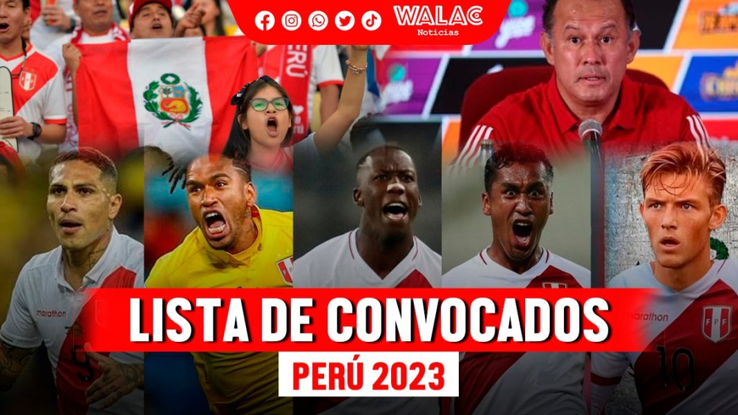 Lista final de convocados Perú