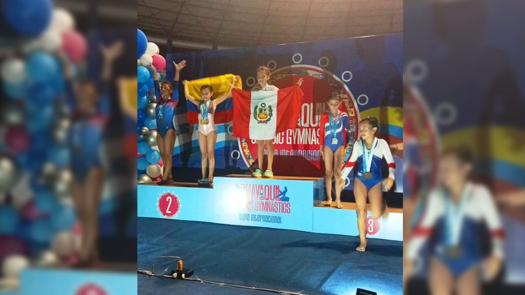 Piura: jóvenes gimnastas triunfan en la copa internacional Guayaquil Classic Gymnastics