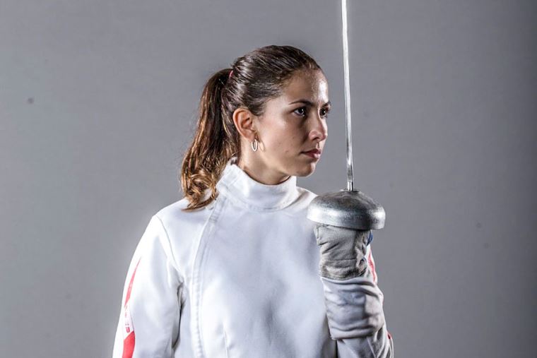 María Luisa Doig obtuvo la medalla de plata en esgrima en los Panamericanos 2023