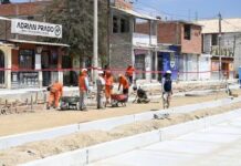 Piura: reconstruyen Av. Vice con una inversión de 2 millones de soles