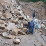 Huancabamba: Deslizamiento de tierra bloquea paso en carretera a Canchaque