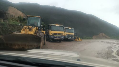 Huancabamba: Deslizamiento de tierra bloquea paso en carretera a Canchaque 