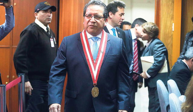 Pablo Sánchez asume interinamente la Fiscalía de la Nación