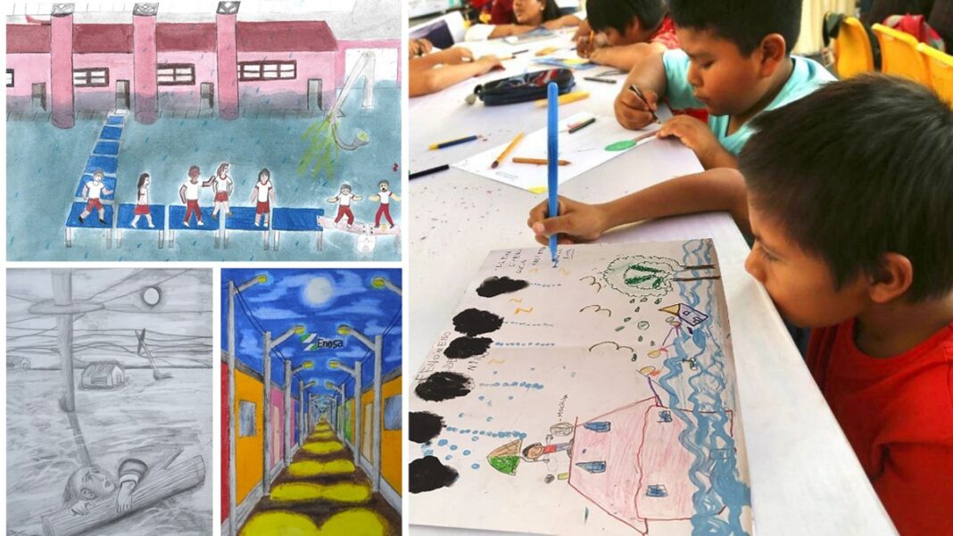 Alumnos de Piura destacan en concurso regional de dibujo