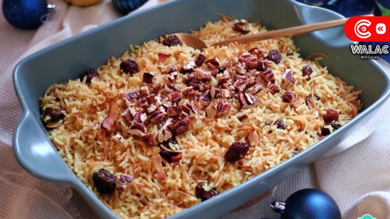 Cómo preparar arroz árabe para navidad - Receta y paso paso