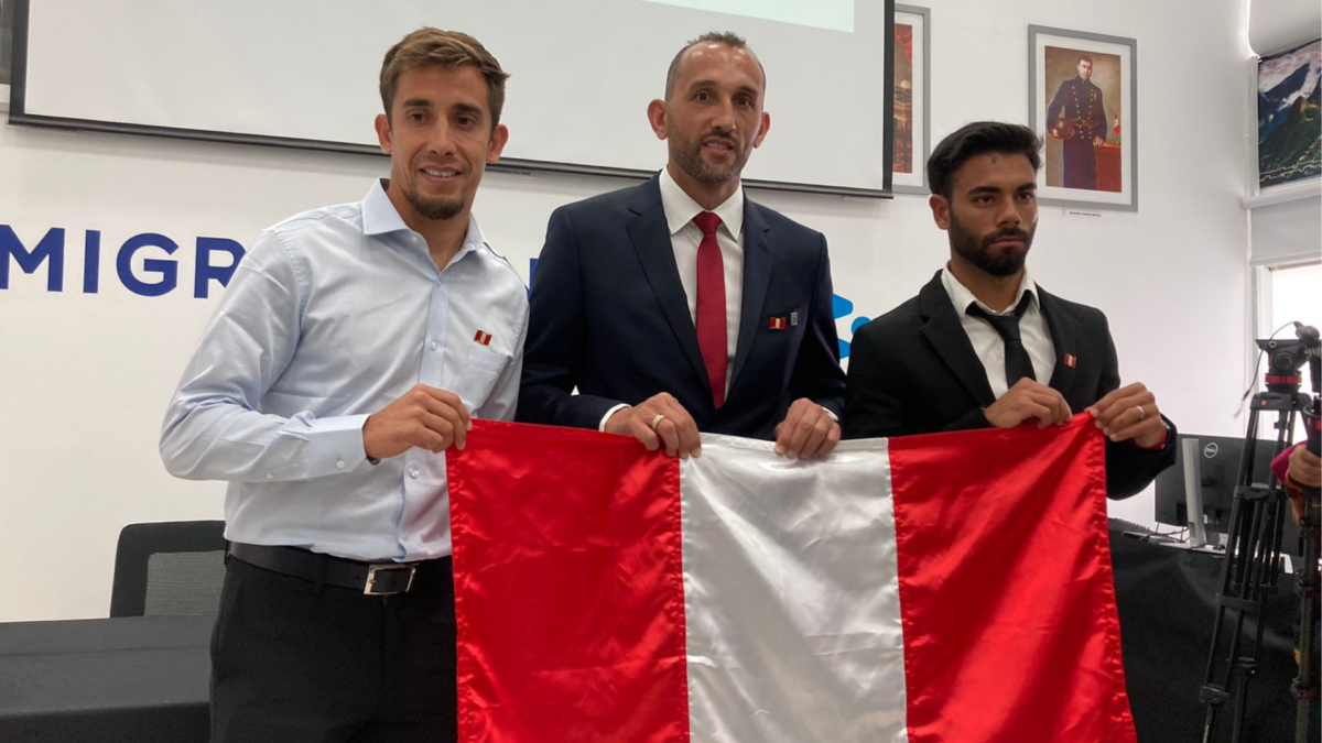 Hernán Barcos, Leandro Sosa y Martín Pérez Guedes recibieron nacionalidad peruana.