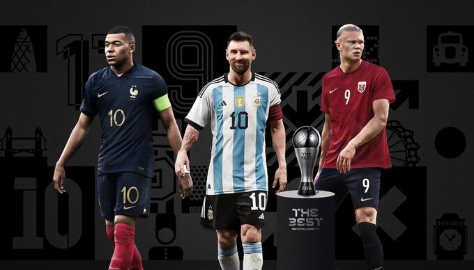 FIFA The Best-Haaland, Messi y Mbappé nominados a mejor jugador del mundo