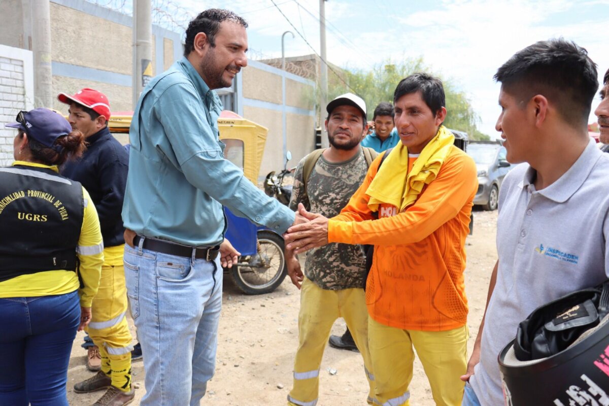 Comuna de Piura garantiza el pago de planilla de los trabajadores de limpieza pública.
