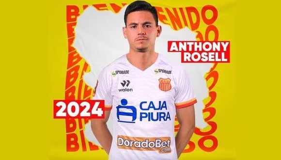 Atlético Grau convoca a Anthony Rosell para la temporada 2024