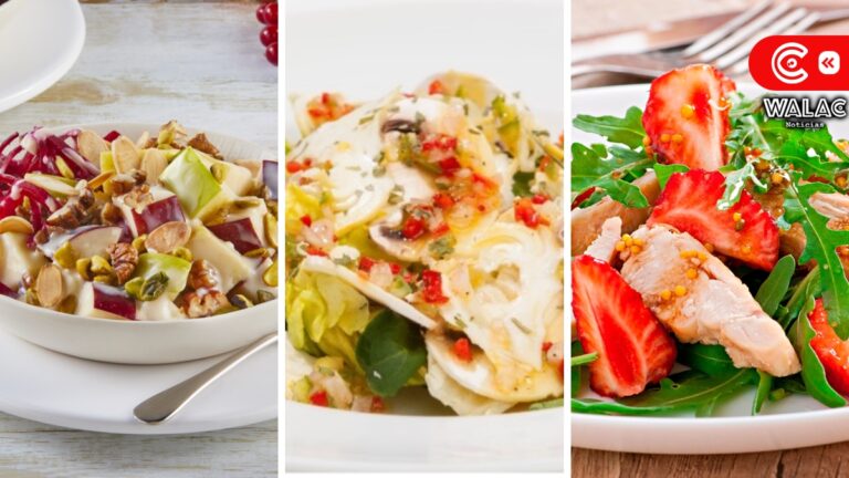 Tres ensaladas navideñas fáciles de preparar