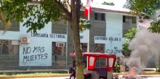 Ucayali: Vecinos de la provincia de Atalaya toman comisaria en protesta por la inseguridad ciudadana