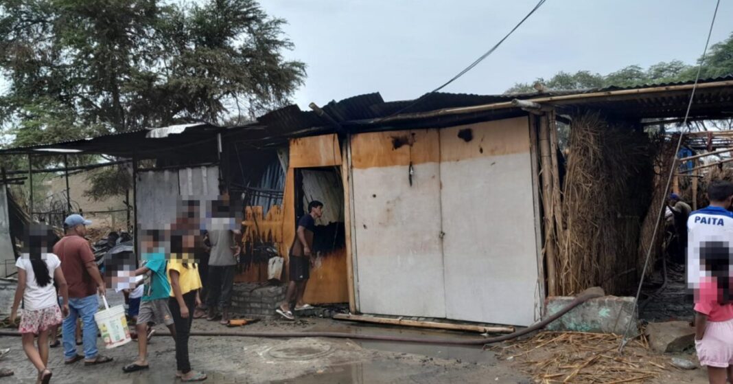 Bernal: Familiares que perdieron sus casas en incendio piden ayuda económica