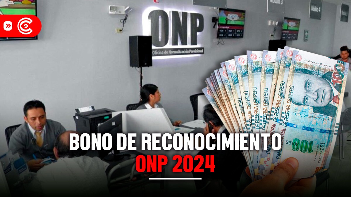 Bono Reconocimiento ONP 2024: entrega estaría programada para abril