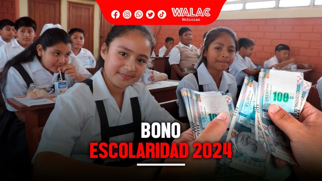 Bono escolaridad 2024 link de consulta beneficiarios, requisitos y más detalles