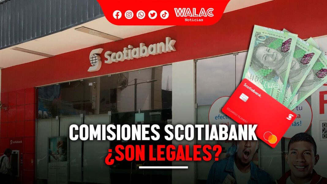 Comisiones Scotiabank ¿es legal el nuevo tarifario