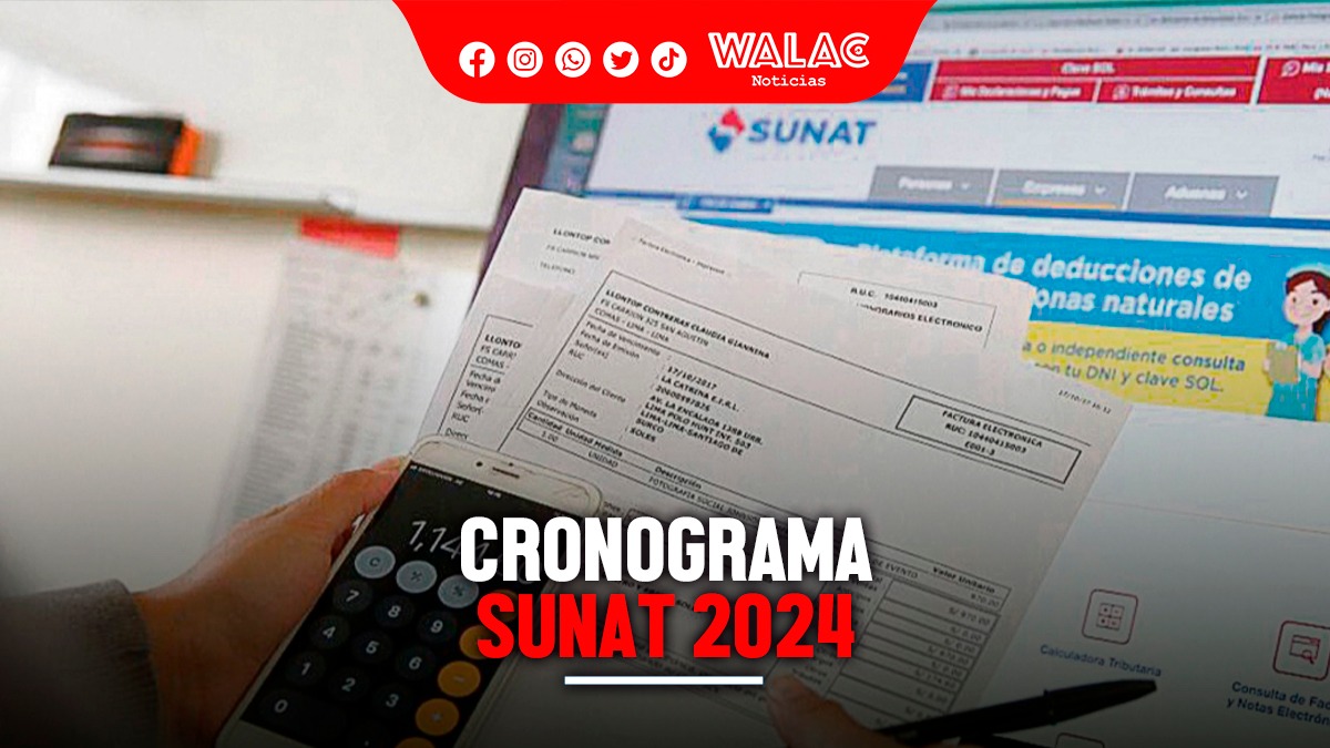 Cronograma Sunat 2024 conoce la fecha límite para presentar la declaración jurada de renta 2023