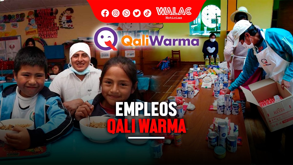 Empleos Qali Warma link para postular y requisitos