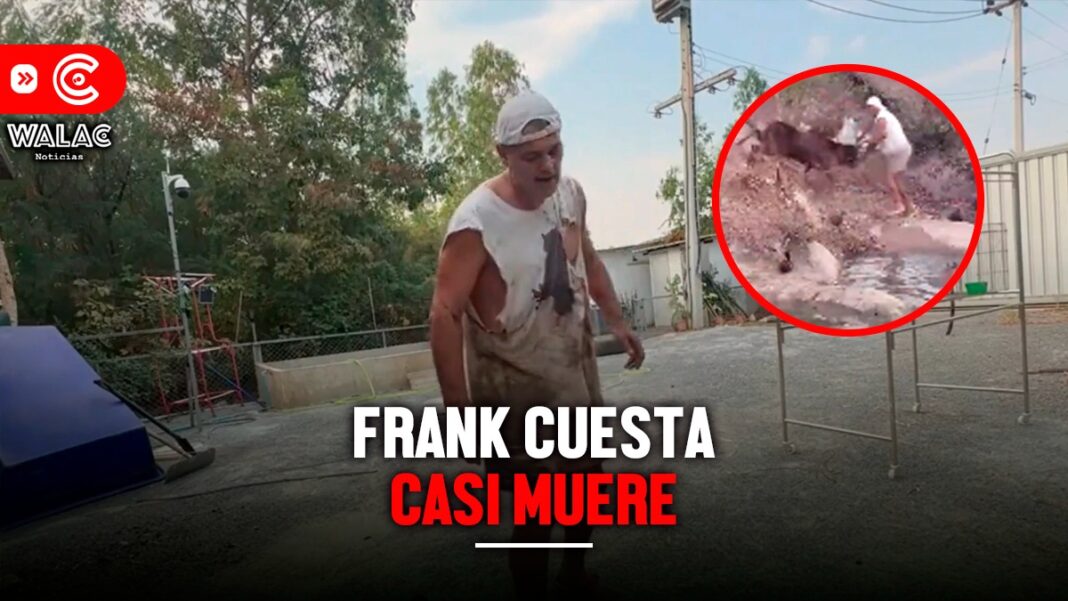 Fran Cuesta casi muere ciervo lo ataca en un santuario