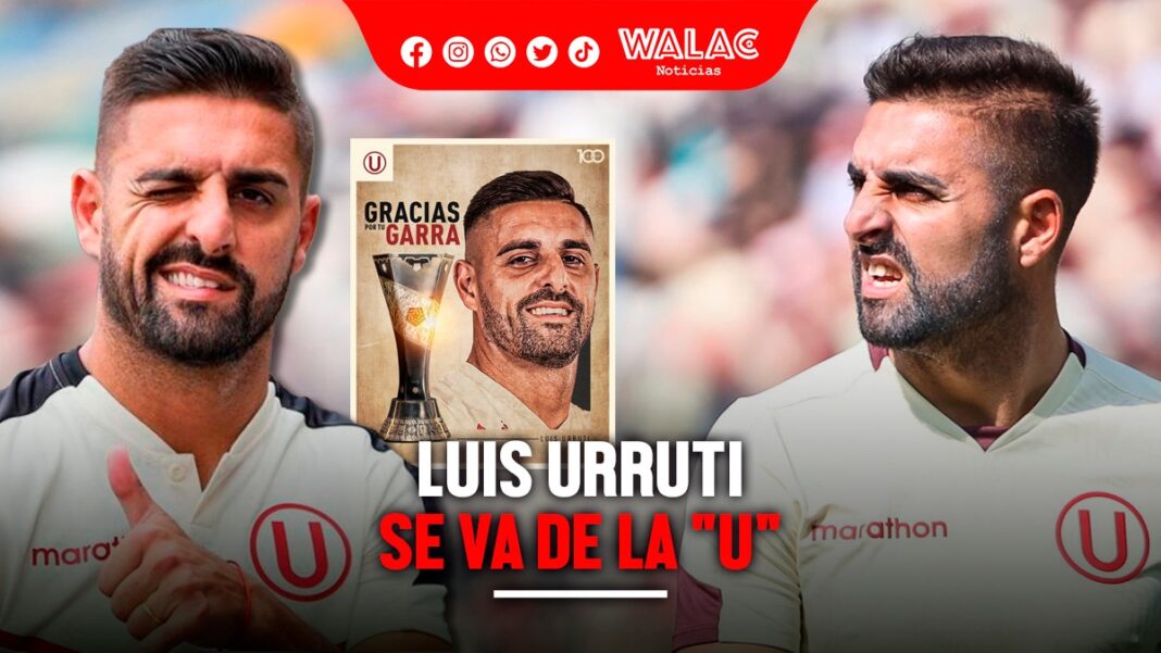 Luis Urruti se va de la U luego de cuatro temporadas