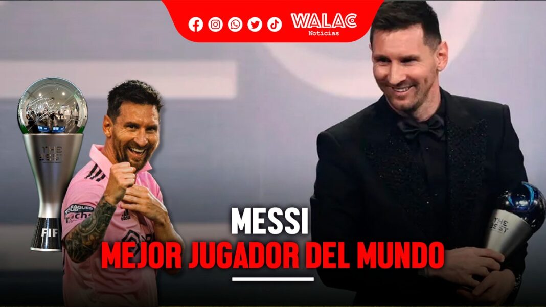 Lionel Messi se coronó como mejor jugador del mundo en los premios The Best