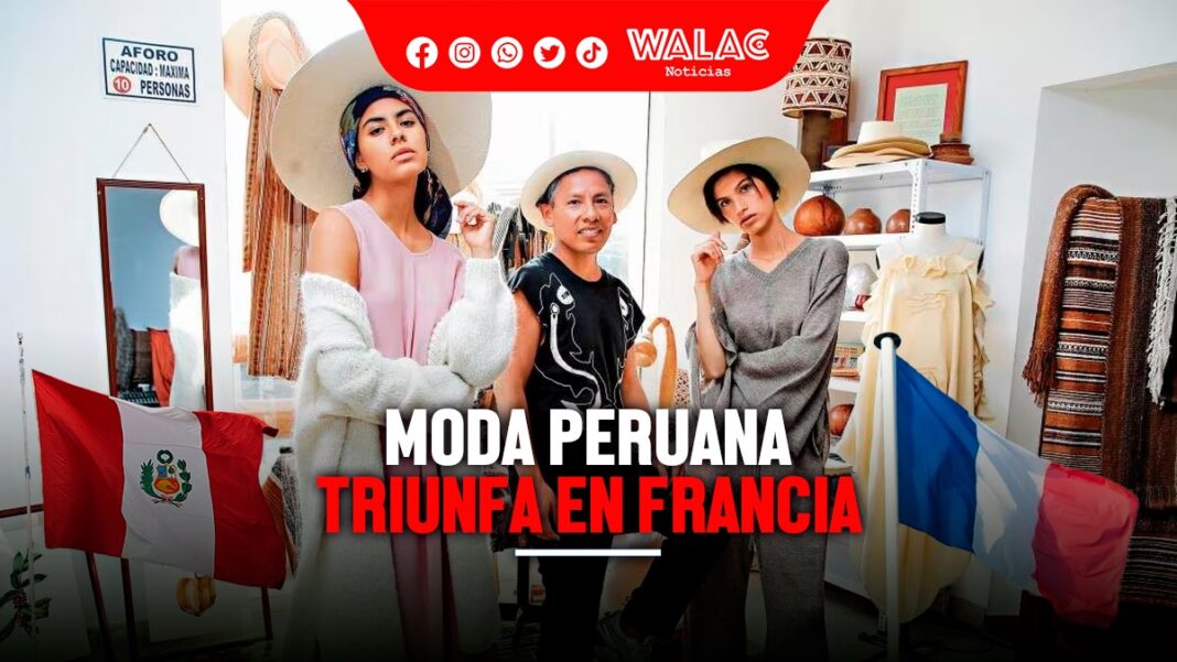 Moda peruana triunfa en Francia ¿quién es el artesano que teje la tradición andina